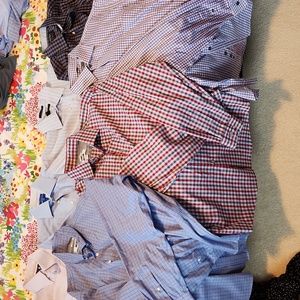 7 Men's Dress Shirts. Size 16/Large. Great shape!